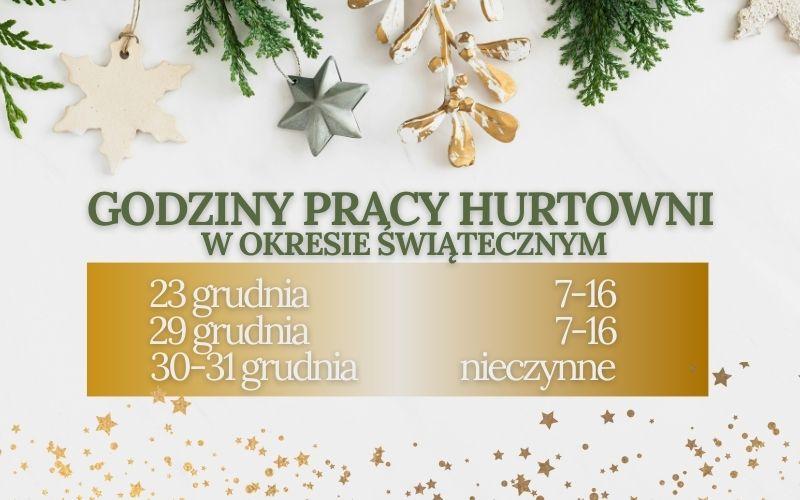 Harmonogram pracy Bzomex - Grudzień 2025