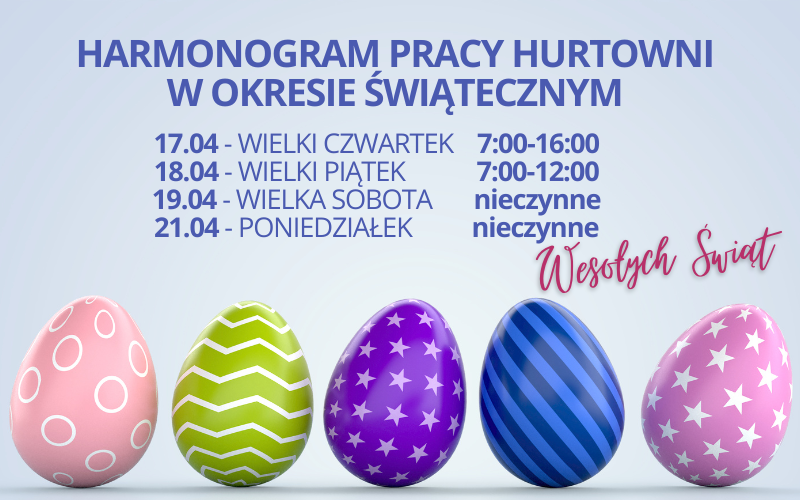 Harmonogram pracy Bzomex - Święta Wielkanocne 2025