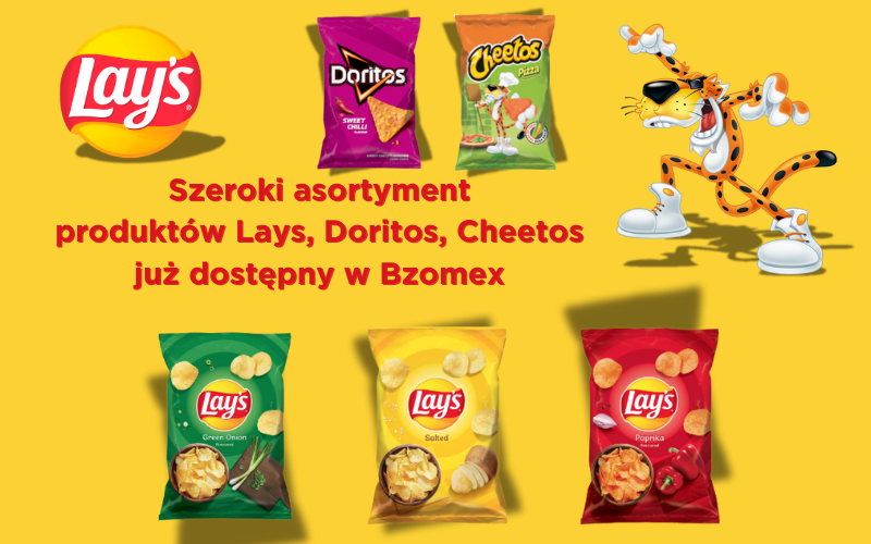 Przekąski Frito Lays już dostępne w Bzomex!